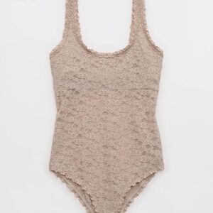 Show Off Vintage Lace Scoop Bodysuit